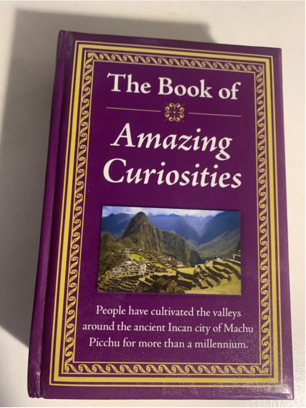 The Book of Amazing Curiosities, One Size, Purple